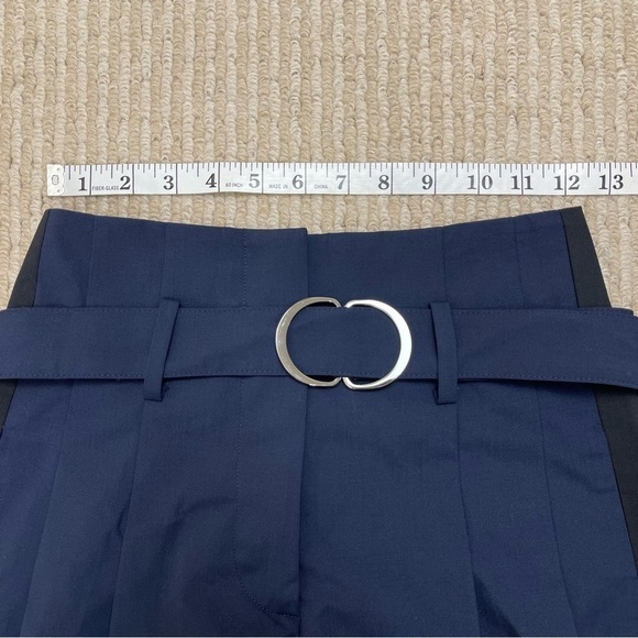 La Ligne‎ Cocktail Wool Blend Navy/Black Stripe Pant Size 2 Women - Picture 13 of 16